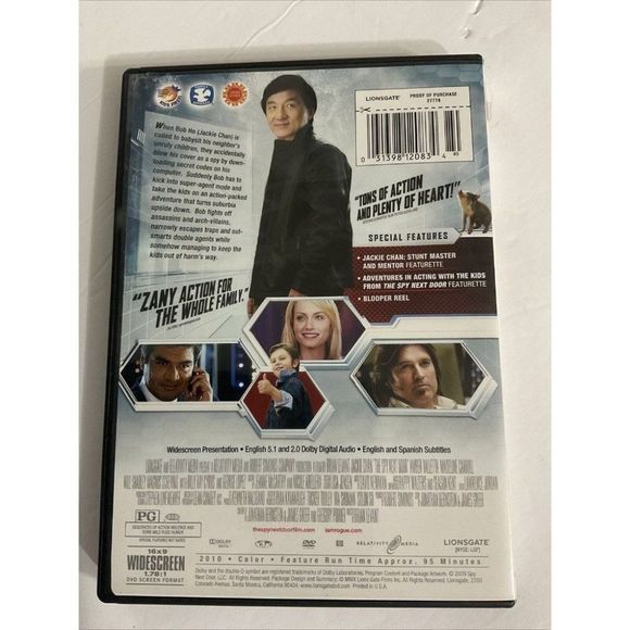 The Spy Next Door (DVD, 2010) Jackie Chan Very Good - Picture 2 of 6